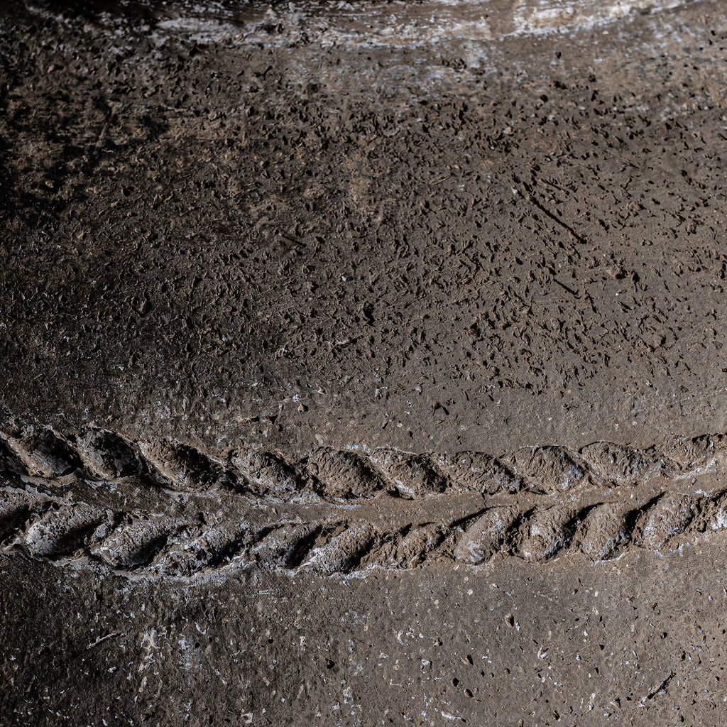 Handgefertigte Amphore aus Terrakotta im Ethno Stil