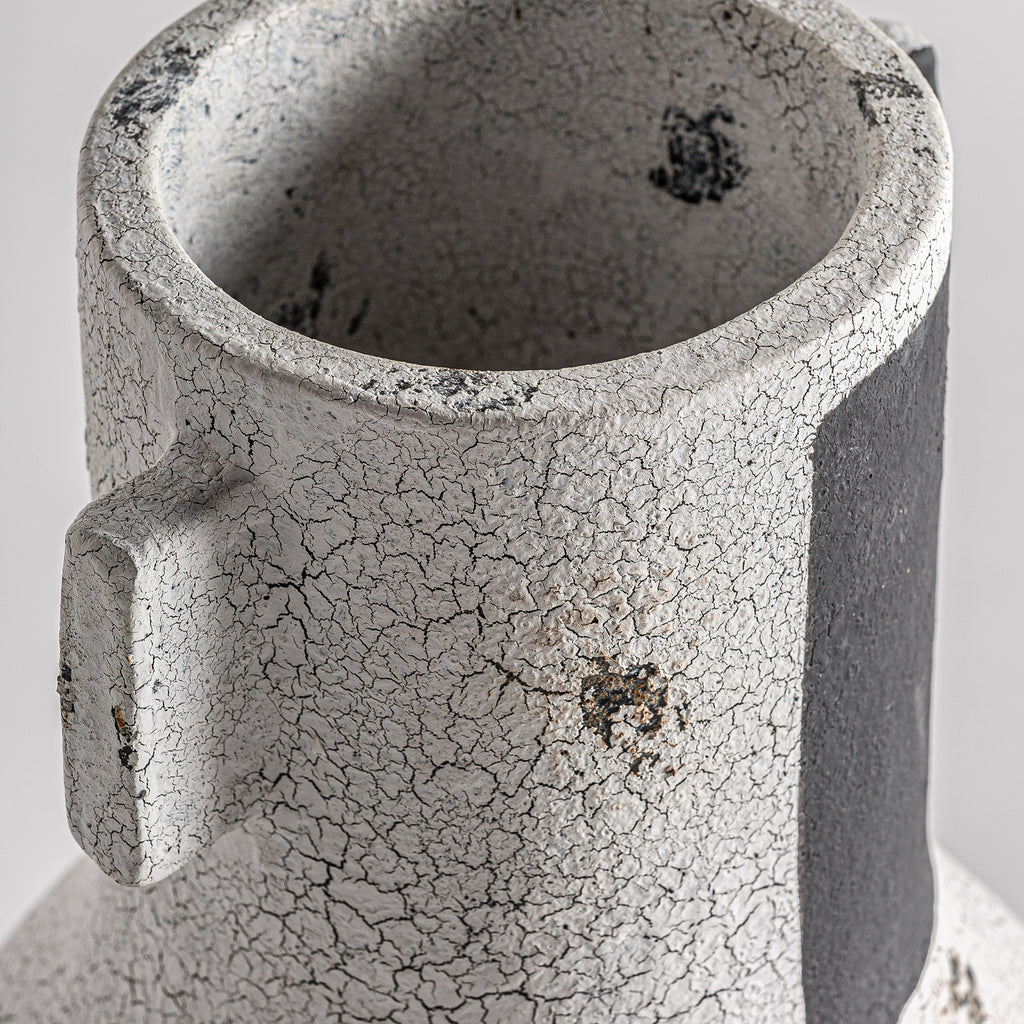 Zweifarbige Terrakotta Vase im Contemporary Design