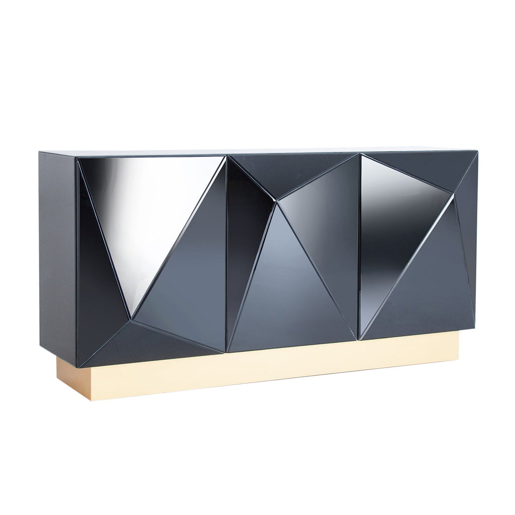 Art Deco Sideboard in Schwarz und Gold - Maison Oudh