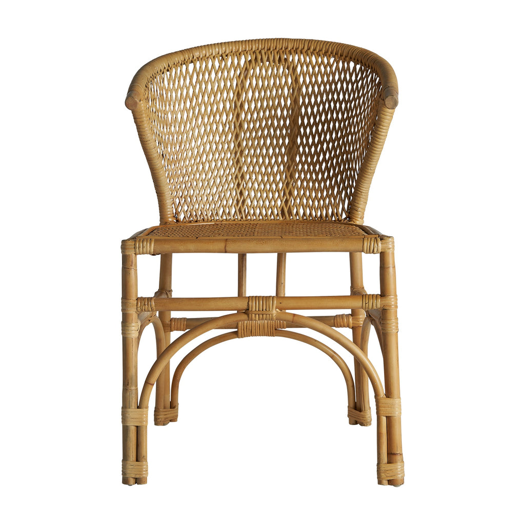 Contemporary Rattan-Stuhl: Natürliche Kunst trifft modernes Design - Maison Oudh