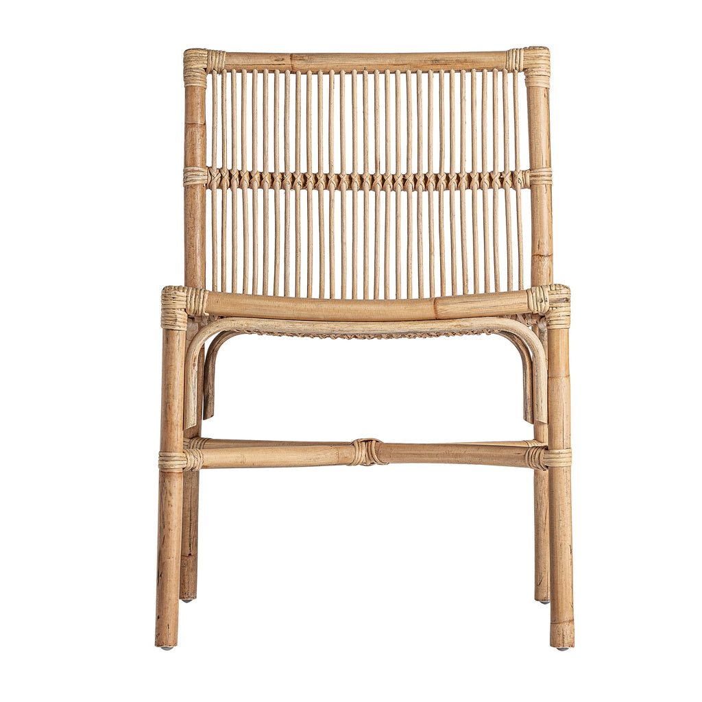 Naturfarbener Stuhl aus Rattan - Maison Oudh