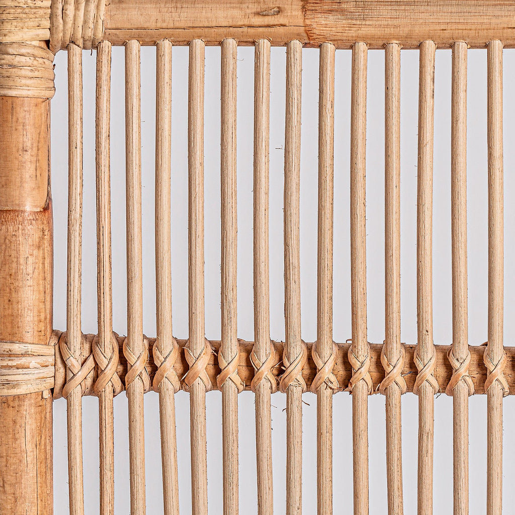 Naturfarbener Stuhl aus Rattan - Maison Oudh