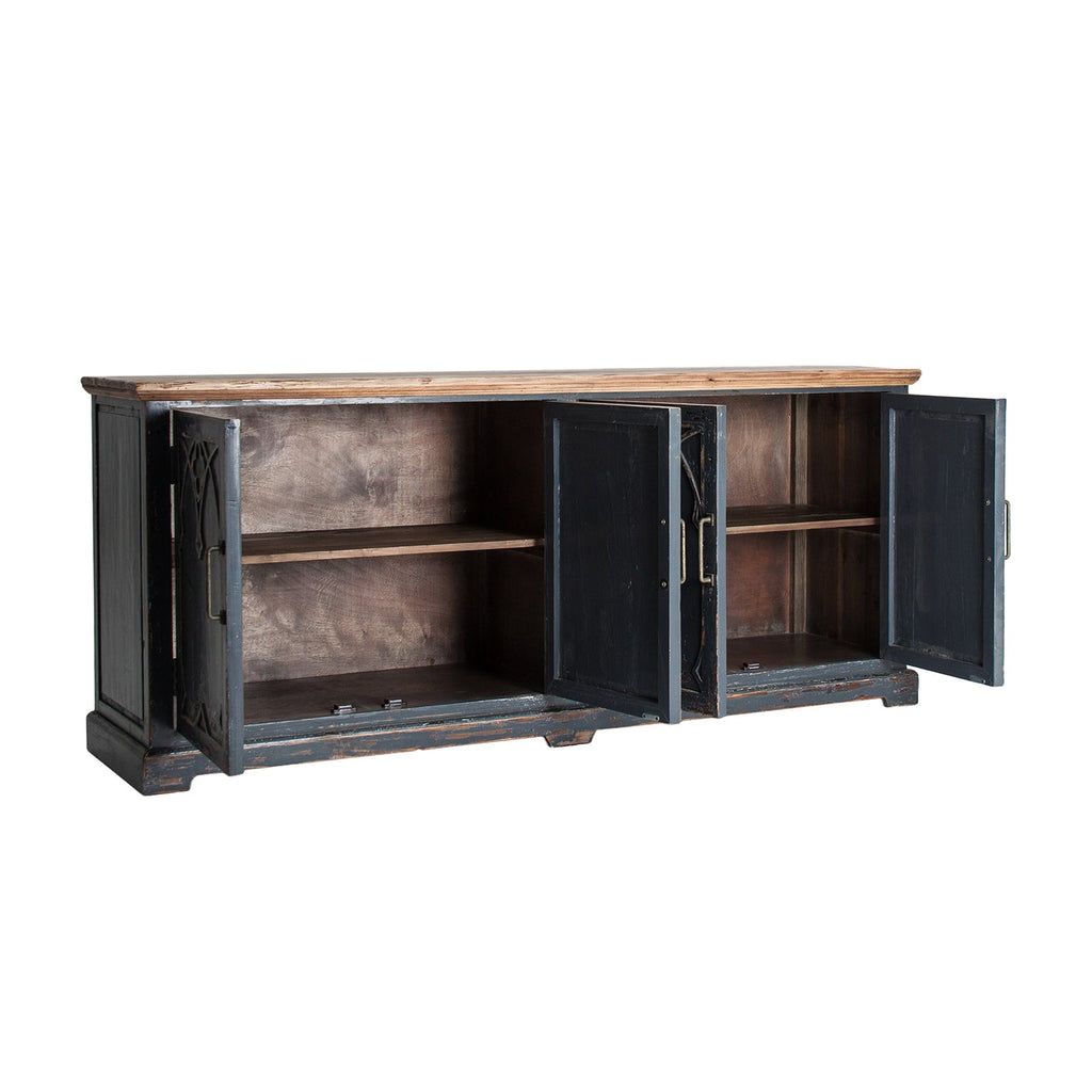 Rechteckiges Sideboard aus Ulmenholz im Stil der Provence - Maison Oudh